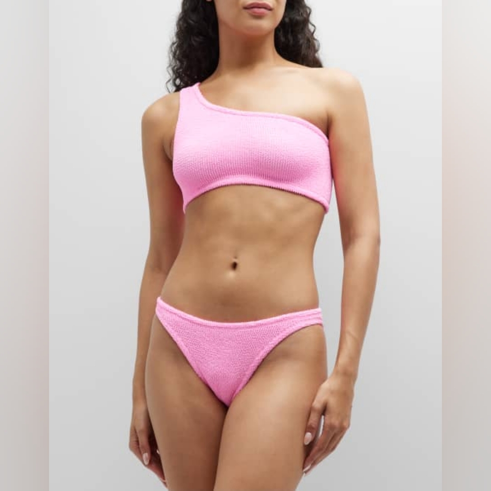 💓💓💓Hunza G Nancy one shoulder swim suit bikini bubblegum - Picture 6 of 14